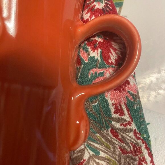 Fiestaware Rare Retired Persimmon Pedestal Mug - Picture 6 of 7